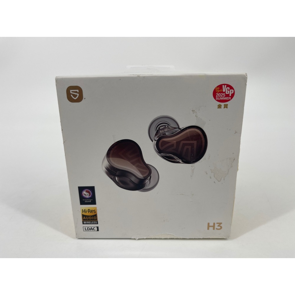 SoundPEATS H3 Wireless Earbuds Titanium Hi-Res Audio LDAC Hybrid ANC Headphones